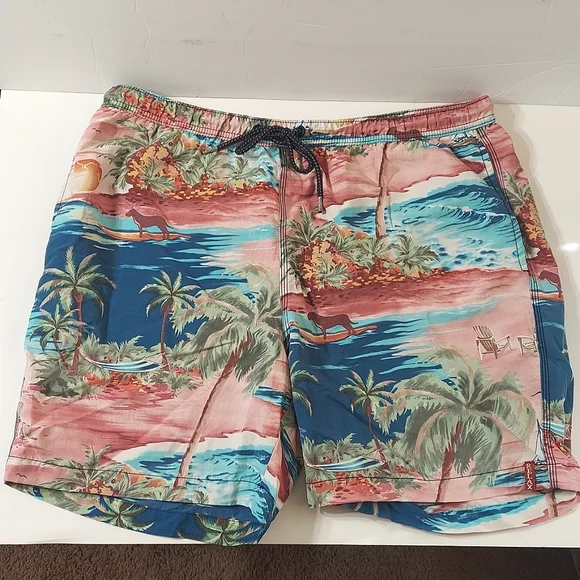 Tommy Bahama Cool And Relaxed Mens Swim Trunks Large - Picture 1 of 9